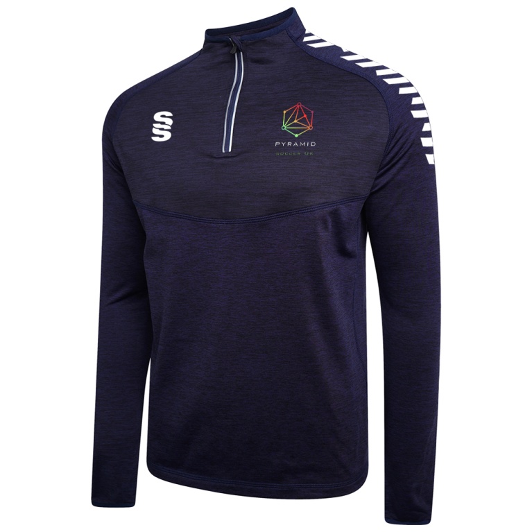 1/4 Zip Dual Performance Top : Navy