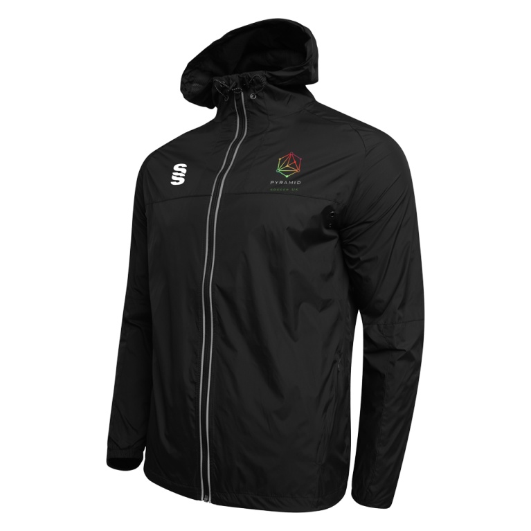 Youth's Dual Full Zip Training Jacket : Black