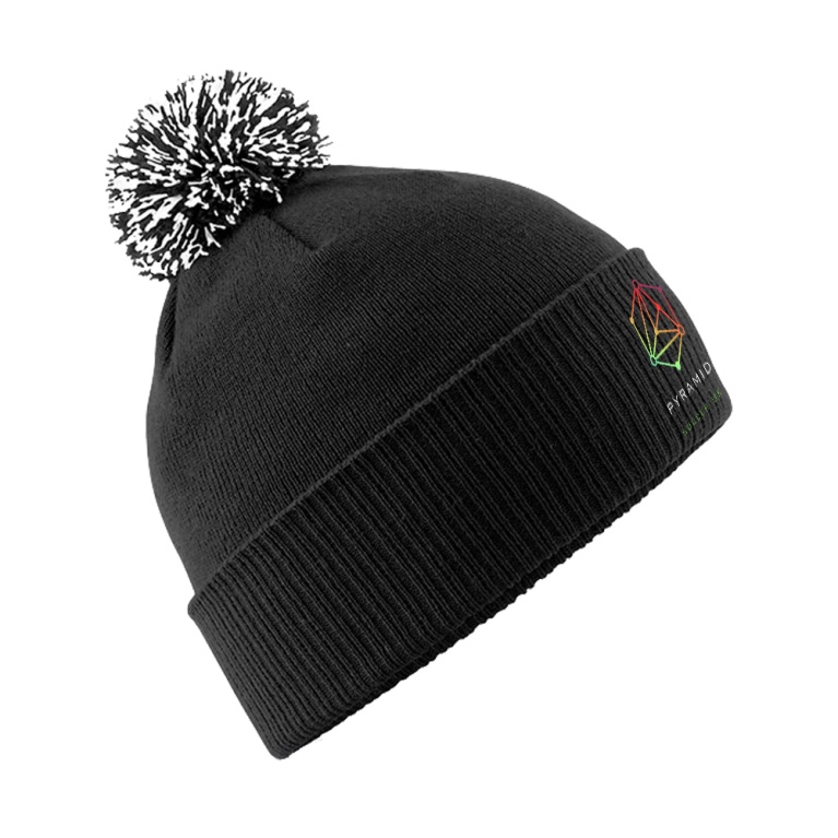 Snowstar Beanie - Black/White