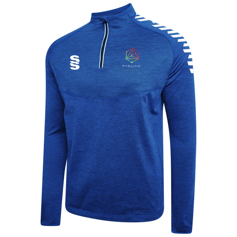 1/4 Zip Dual Performance Top : Royal