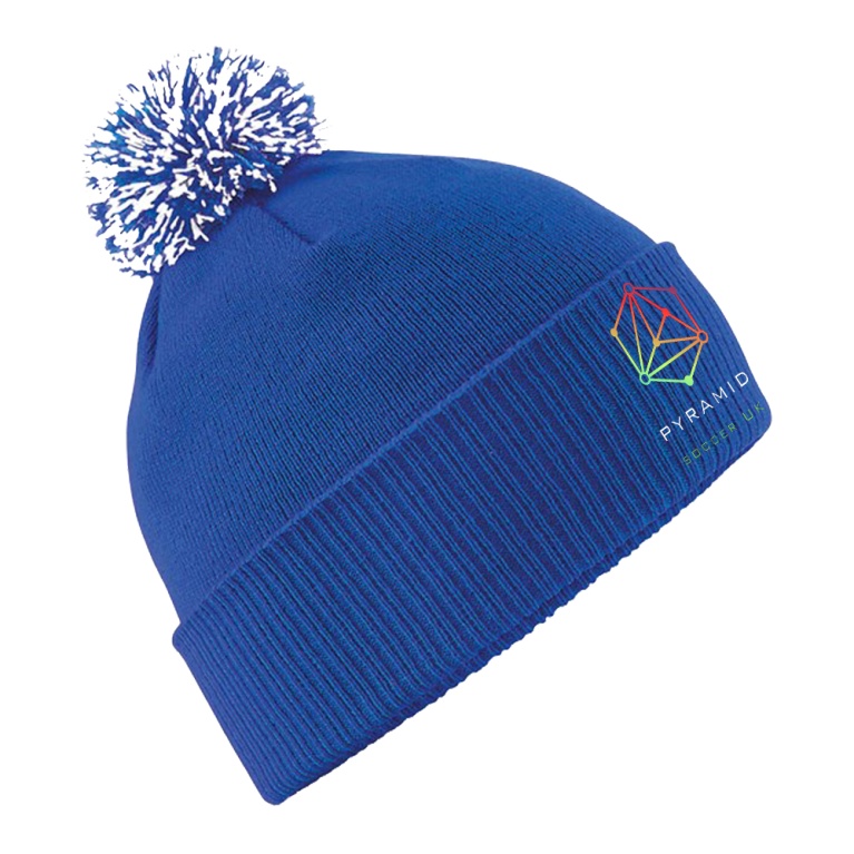 Snowstar Beanie - Royal/White